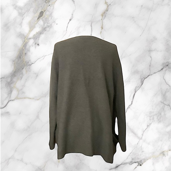 EUC! J.JILL HEATHER GRAY OPEN CARDIGAN - Picture 5 of 8